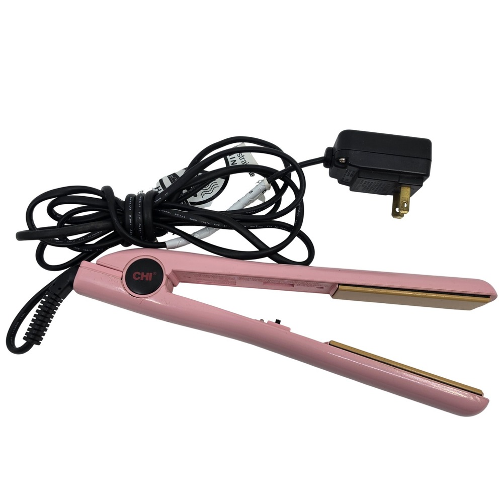 CHI GF1001 Pink Ceramic 1 Inch Hair Straightener Flat Iron 35W